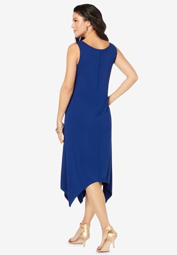 Roaman's Women's Plus Size Sleeveless Swing Dress2