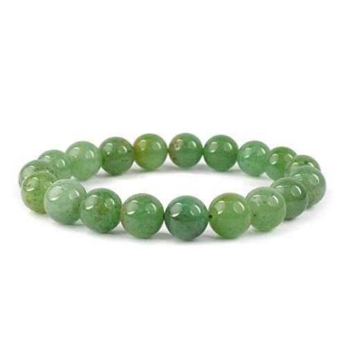 Image of Reiki Crystal Products Certified Natural Crystal Stone Round 10 mm Beads Bracelet for Men & Women | Reiki Charged Gemstone Jewellery Bracelet | Multiple Stone Variants Available
