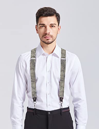 Image of Men's Suspenders with Swivel Hooks and Adjustable Braces, Suitable for Heavy Duty, Big and Tall