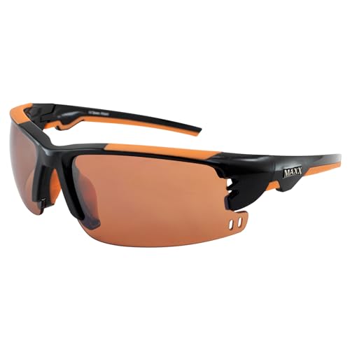 Wizard Black w/Orange Rubber Frame HD Amber Lens