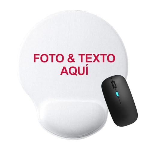 Kembilove Alfombrilla Ratón Personalizada con Foto y Texto - Mouse Pad con Base Antideslizante - Alfombrilla de Diferentes...