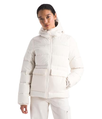 The North Face Women's Gotham Insulated Jacket - PFAS Free, White Dune, X-Large