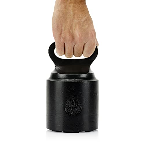 CRAFTSMAN ROAD Cast Iron Door Stop Decorative, Weighted Heavy Door Weight 7lb Antique Free Standing 7' x 4' Non Slip with Handle (Black)