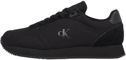 Calvin Klein Runner Sneaker Hombre Sock Laceup Canvas con...
