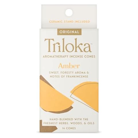 Triloka Amber Incense Cones Cover