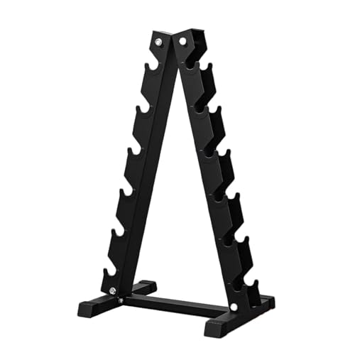 3/6 Tier Dumbbell Rack Stand, Space-Saving Home Dumbbell Holder for Strength Training & Weight Training, Steel Organizer for Home Gym (42x42x58.5cm-3 Tier)(65.5x42x107cm-6 Tier)