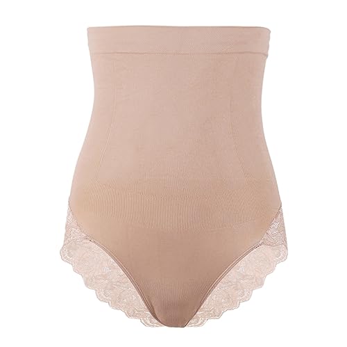 Ropa interior de Culturismo para Mujeres, la conformación de las caderas, Cintura Alta, la forma de la Cintura Fina Sujetador Operación, beige, M