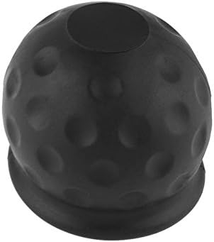 LJTOUS 50mm Trailer Black Rubber Towball Cover Cap Protect Tow Bar Ball Case Car Hitch Trailer Vehicles