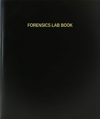 BookFactory Forensics Lab Book - 120 Page, 8.5''x11'', Black Hardbound (XLog-120-7CS-A-L-Black(Forensics Lab Book))