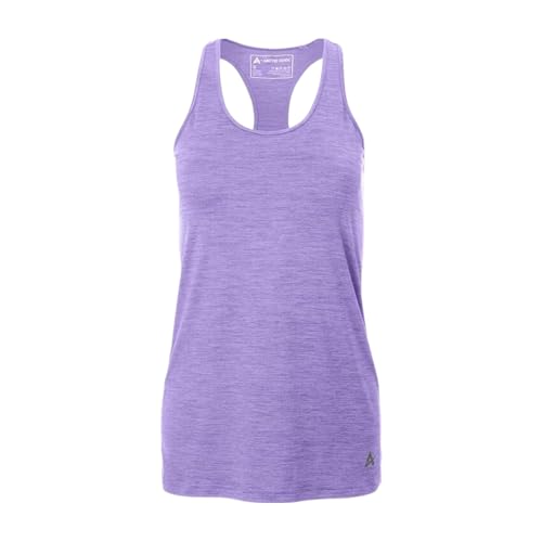 Arctic Cool Womens Tank Instant Cooling Moisture Wicking Performance UPF 50+ Tank Top | Lightweight Breathable Tank for Running Workout Exercise Yoga Fishing Lavender Twist M