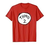 Dr. Seuss Thing 2 Emblem RED T-shirt T-Shirt