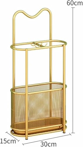 Porte-parapluie en métal robuste avec plateau de récupération