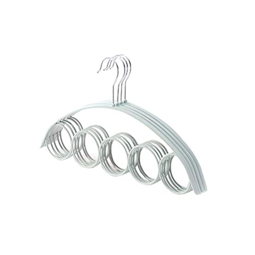 DOITOOL 4pcs Non- Plastic Hanger Scarf Organizer Space-Saving Closet Nordic for Belts Scarves Jewelry and Accessories