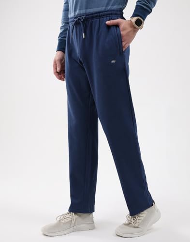 Image of Monte Carlo Men's Regular Fit Solid Track Pants | Drawstring Closure | Side Pocket Sports Lower | Comfortable & Stylish Lower for Men's