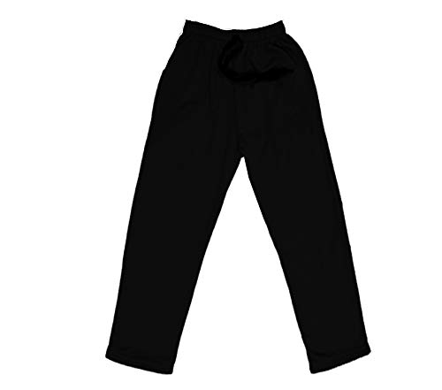 Image of indi weaves Kids Unisex Solid Fleece Warm Track Pants Winter Lower for Boys & Girls (Black, Magenta, Grey, 2-3 Years) Pack of 3