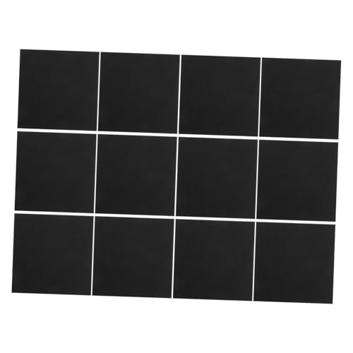 12 paneles acústicos auto-adhesivos para aislamiento de sonido, reducción de ruido, paneles de espuma para decoración de paredes, estudio en casa miniatura 1