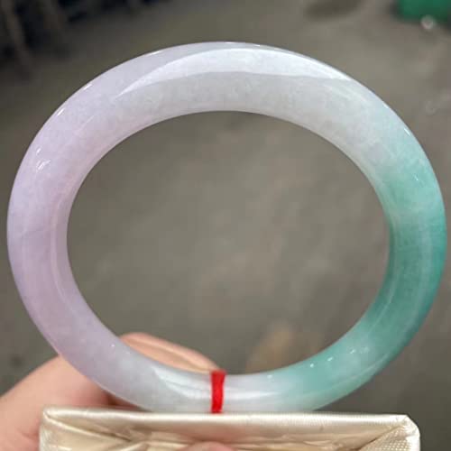 Sdfgh Bangles Original Ecology Emerald Perfect Exquisite A Class Jade Bracelet Boutique Jewelry Accessorie (Color : A, Size : 61-62Mm) #TOP3