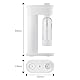 GROHE Blue Fizz - Wassersprudler Starter Set (3 einstellbare CO2 Stufen, 1x CO2 Flasche, 2x 0,85l Wasserflasche + Reinigungspulver), weiß
