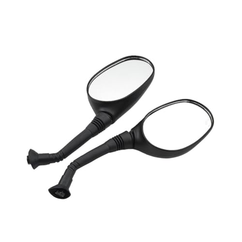 Espejos Retrovisores Bicicleta Eléctrica Reflector Retrovisor Negro 3D 6mm/8mm Transparente Amplio Alcance(6mm)