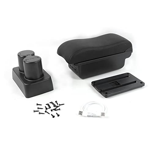 Qiilu Caixa de apoio de braço central para carro acessórios de modificação para Suzuki Jimny apoios