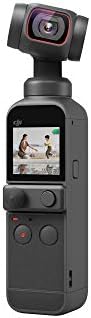 DJI Pocket 2 - Handheld 3-Axis Gimbal Stabilizer with 4K Camera, 1/1.7” CMOS, 64MP Photo, Pocket-Sized, ActiveTrack 3.0, Glamour Effects, YouTube TikTok Video Vlog, for Android and iPhone, Black