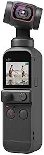 DJI Pocket 2 - Handheld 3-Axis Gimbal Stabilizer with 4K Camera, 1/1.7” CMOS, 64MP Photo, Pocket-Sized, ActiveTrack 3.0, Glamour Effects, YouTube TikTok Video Vlog, for Android and iPhone, Black