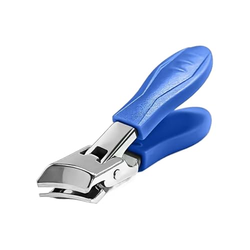 Tijeras de uñas de apertura ancha, tijeras de uñas gruesas | Tijeras inclinadas para uñas gruesas uñas | Home School Travel Anti-Splash Seniors Nails Trimmer Nonlip para, mujer