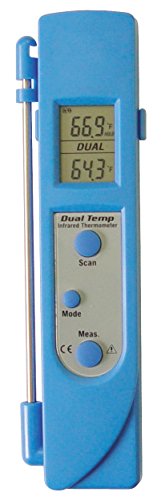 MASTERCOOL 52226 Infrared and Contact Thermometer, Blue