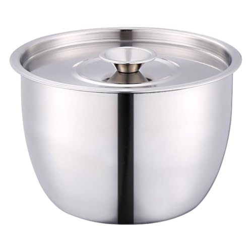 Bowl de Acero Inoxidable OSALADI 19 cm con Tapa miniatura 1