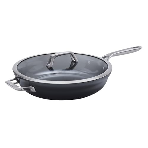 ZWILLING Motion Ceramic Hard Anodized 5-qt Aluminum Nonstick Deep Fryer