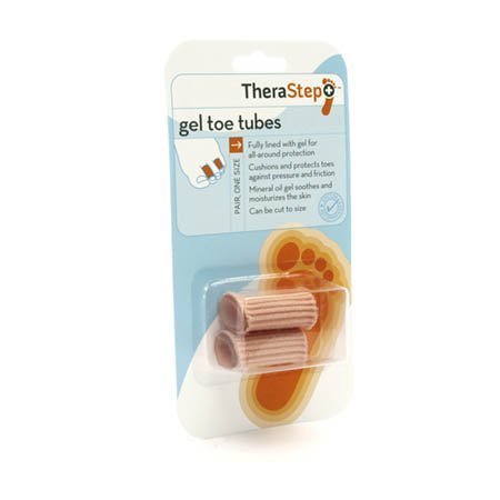 Silipos Therastep Gel Toe Tubes - Model 6208 - Pkg of 2