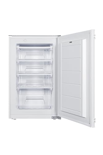 Respekta Einbaugefrierschrank 88 cm GS88-11/77 L Fassungsvermögen/Wechselbarer Türanschlag / 4 Gefrierfachschubladen / 14120000000111 / Max. 39 dB/in weiß