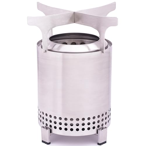 El Mejor Listado de Mesa para Estufa los 5 más buscados. 45 Encimera de cocina para mesa de estufa individual, accesorios de camping Mesa XL. Convierte fogata de mesa en estufa de campamento. Compatible con todas las ollas. Acero...