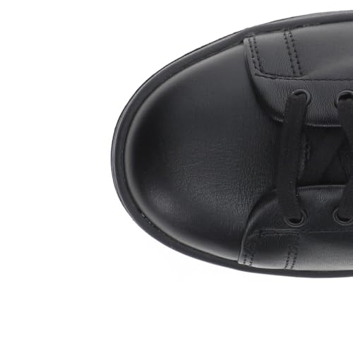 Image of adidas Mens Stan Smith Lux Lace Up Sneakers Shoes Casual - Black