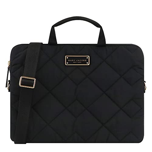 Marc Jacobs S550M06FA21 Bolsa de negócios, bolsa de ombro, bolsa de PC, 2 vias, compatível com A4, feminino, [importação paralela], Preto