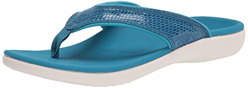 Spenco Women's Yumi Gecko Sandal, Mosaic Blue, 12W