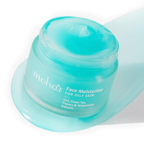 Image of Moha Face Moisturiser for Oily Skin | 3R Oil-Balance-System, replenishing deep hydration + regulates Oil & Sebum & repairs Barrier | Lightweight & Non-Greasy for Oily, Combination & Acne Prone Skin 50 ml