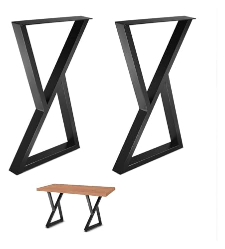 Pieds de table en métal pour banc intérieur et support de table basse en acier - 2