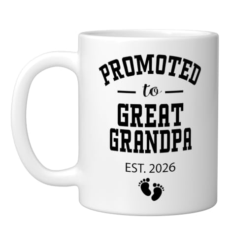 Taza de cerámica blanca 11oz para bisabuelo 2026 miniatura 1