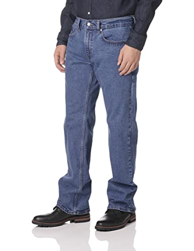 Levi Strauss Signature Gold Men's Relaxed Fit Flex Jeans (Available in Big & Tall), Medium Indigo-Waterless, 31W x 30L4
