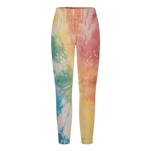 Tie Dye Colorful RainbowChildren's Home Pajamas, Simple And Versatile, Suitable for Daily Wear140CM4