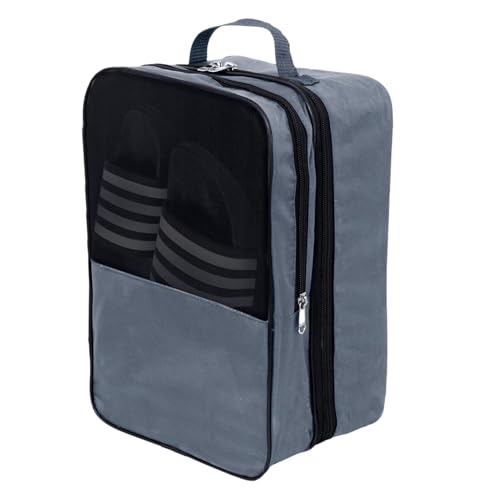 Storite 14 Inch Travel Shoe Bag,Cover,Pouches - Gym Men and Ladies Footwear Packing Storage Portable Cover - Storage Travel Organizer for Women & Men - Grey