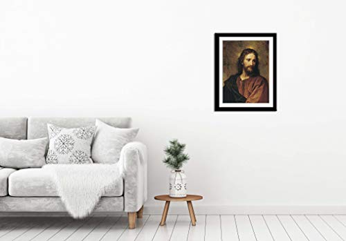 Tallenge - Heinrich Hofmann - Christ At 33 - Smal Framed Poster(Paper,12 x 17 inches, MultiColour)