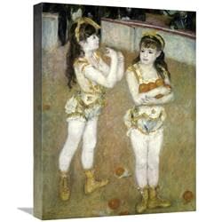 22 in. Two Little Circus Girls Art Print - Pierre-Auguste Renoir