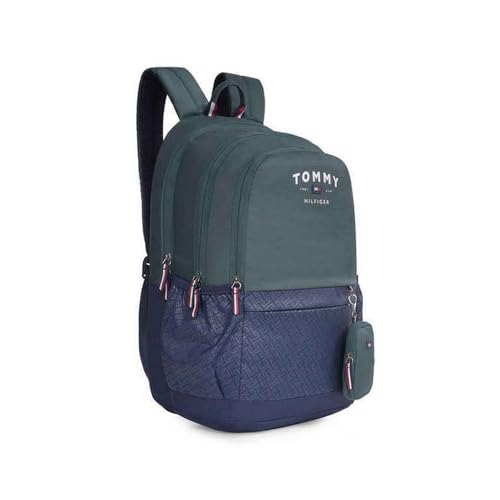 Image of Tommy Hilfiger Albetros Unisex 33 L Casual School College Backpack - Burgundy