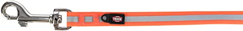 TRIXIE Schleppleine M–XL, 10 m 17 mm in orange - refelktierende Hundeleine für Outdooraktivitäten - für mittelgroße bis sehr große Hunde - 207323