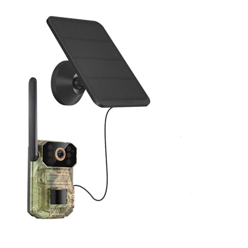 4G LTE Trail Hunting Cellular Camera with Solar Panel