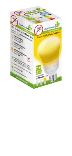Colpharma Lampadina LED ANTIZANZARE 11W, E27, LED A 70