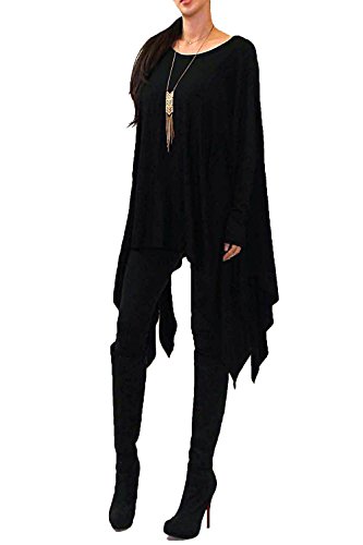 Vivicastle Women's USA Loose Bat Wing Dolman Poncho Tunic Dress Top4