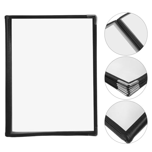 Porte menu transparent lavable pour protéger vos cartes de restaurant - 6